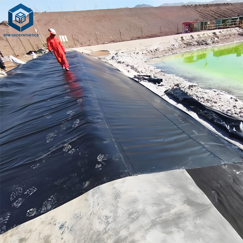 Textured BPM HDPE Geomembrane for Mining Projects