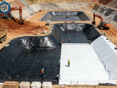 hdpe geomembrane with geotextile